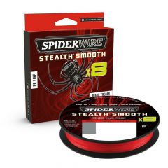 Spiderwire Stealth Smooth X8 0.07mm Red 150m