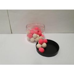 Dukebaits pop up ongeflavoured 15mm pink and white