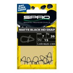 Spro Matte Black HD Snap 7mm