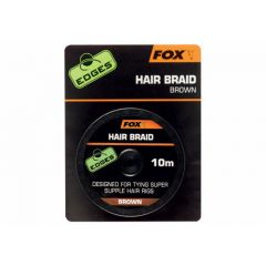 Fox Edges Hair Braid Brown 10m