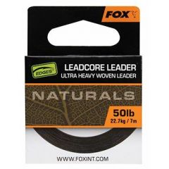 Fox Edges Naturals Leadcore Leader 7m 50lb