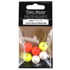 Trout Master Round Pilots Mix 15mm