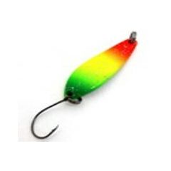 EFT Wave Spoon 35mm 3.5g Orange Yellow Green Glitter