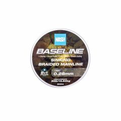 Nash Baseline Sinking Braid Camo 30lb 0.28mm 600m