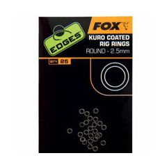 Fox Edges Kuro Coated Rig Rings Small