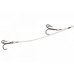 Rage 49 Strand Double Stinger - Hook Size 4&6 - 12kg/10cm 5cm