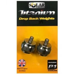 Solar Titanium Drop Back Weights 2x 30gr