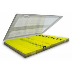 Preston Double Slider Winders 13cm Box Yellow