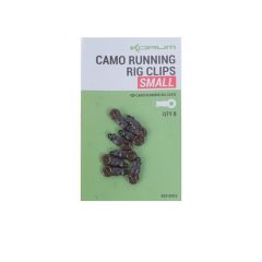 Korum camo running rig clips small