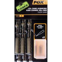 Fox Edges Submerge Leader Kwik Change Heli Rigs 40lb