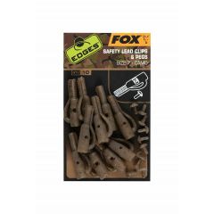 Fox Edges Camo Lead Clip And Pegs Size 7