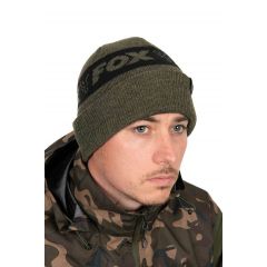 Fox Collection Beanie Green Black