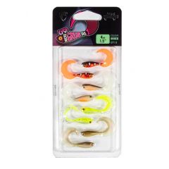 Fox Rage UV Micro Grub Tail 4cm 8pcs