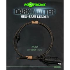 Korda dark matter leader heli safe weed 40lb 1m