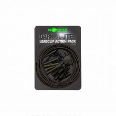 Korda Dark Matter Leadclip Action Pack Weed