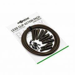 Korda Basix Lead Clip Action Pack Camo Green