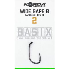 Korda Basix Wide Gape Barbless 2