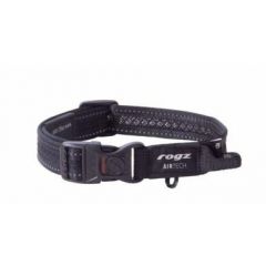 Rogz Airtech halsband M Zwart 26-40cm