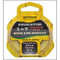 Spro Predator Titanium Wire 1x7 60lb 3m