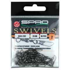 Spro Barrel Swivel + Snap Size 2