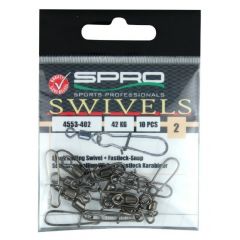 Spro Rolling Swivel + Fastlock Snap Size 4