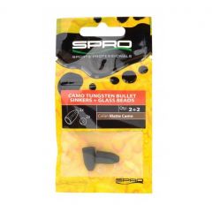 Spro Camo Tungsten Bullet Sinkers Matte Camo 5gr