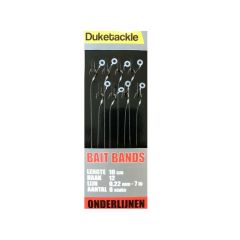 Duketackle Baitbands 10cm Size 12 0.22mm