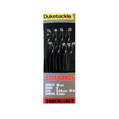 Duketackle Baitbands 10cm Size 8 0.28mm