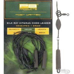 PB Hit & Run Silk Ray Chod Leader 1gr 90cm Weed