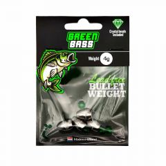 Green Bass Fishing Bullet Weight 4g 4st