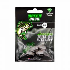 Green Bass Fishing Bullet Weight 9g 4st