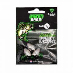 Green Bass Fishing Bullet Weight 12g 3st